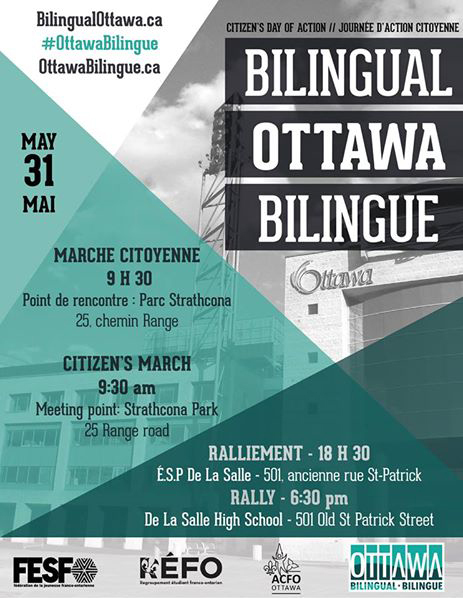 Bilingual ottawa bilingue affiche